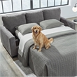 Signature Design by Ashley Rannis Pewter Queen Sofa Sleeper