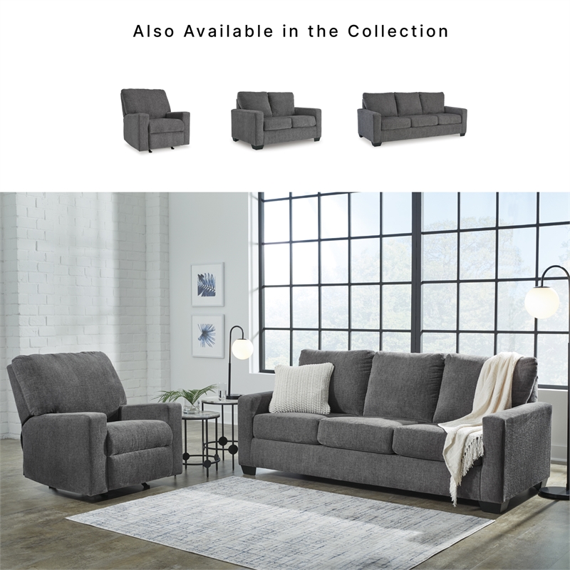 Signature Design by Ashley Rannis Pewter Queen Sofa Sleeper