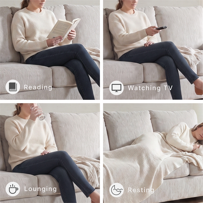 Signature Design by Ashley Rannis White Queen Sofa Sleeper