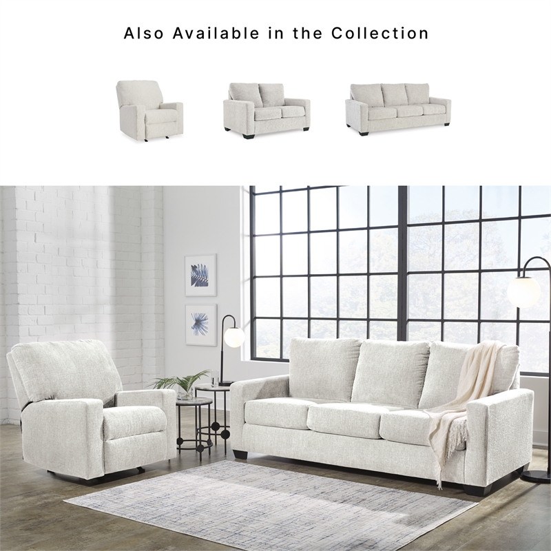 Signature Design by Ashley Rannis White Queen Sofa Sleeper