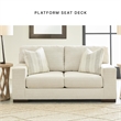 Signature Design by Ashley Maggie Birch Loveseat with Decorative Accent Pillows