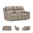 Signature Design by Ashley Lavenhorne Pebble Reclining Loveseat with Console