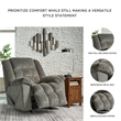 Signature Design by Ashley Kegler Putty Recliner  with One-Pull Reclining Motion