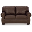 Signature Design by Ashley Colleton Dark Brown Loveseat