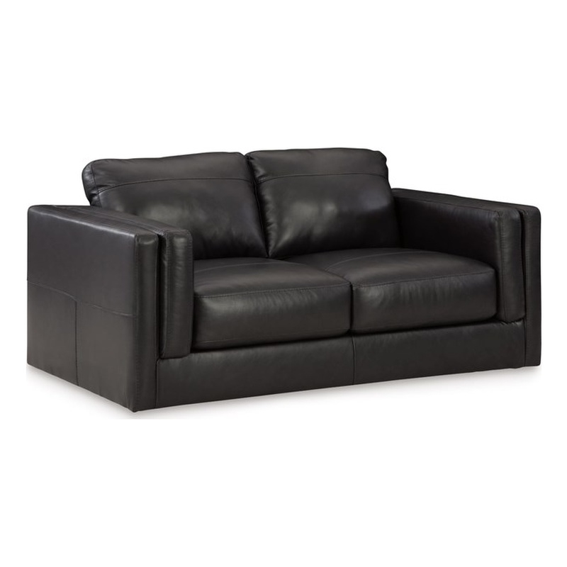 Signature Design by Ashley Amiata Onyx Loveseat