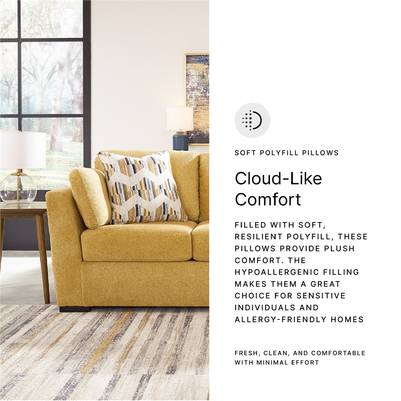 Signature Design by Ashley Keerwick Yellow Queen Sofa Sleeper