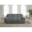 Signature Design by Ashley Barnsana Gray Power Reclining Sofa