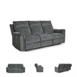 Signature Design by Ashley Barnsana Gray Power Reclining Sofa