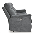 Signature Design by Ashley Barnsana Gray Power Reclining Sofa