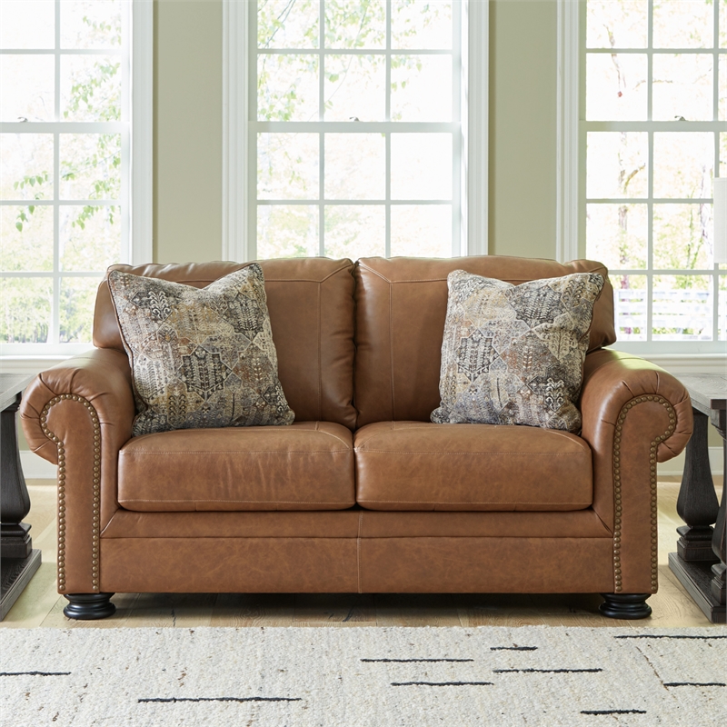 Signature Design by Ashley Carianna Caramel Loveseat