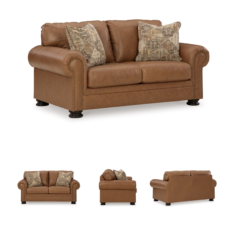 Signature Design by Ashley Carianna Caramel Loveseat