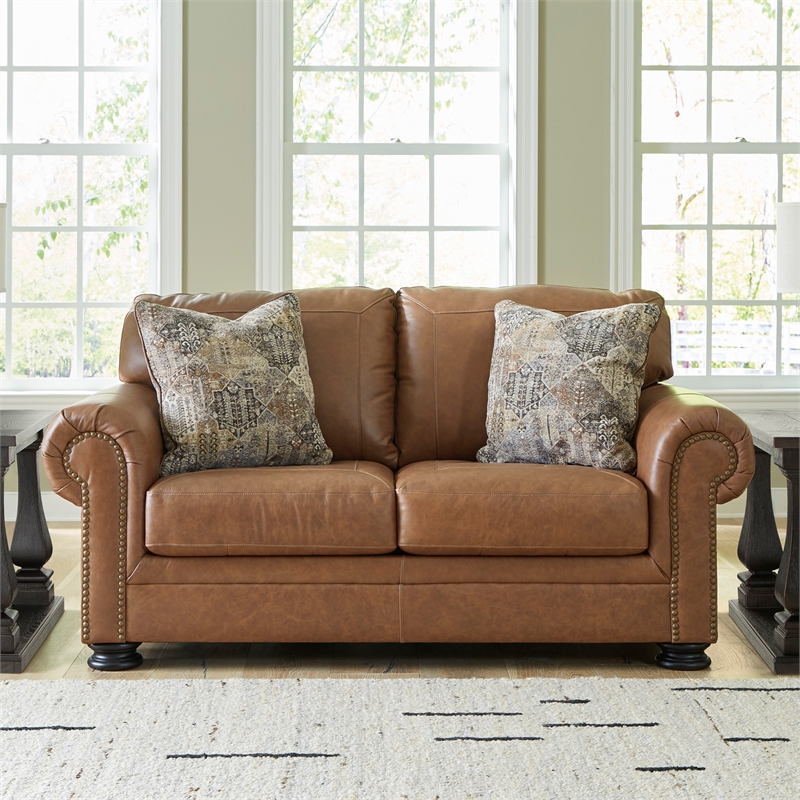 Signature Design by Ashley Carianna Caramel Loveseat