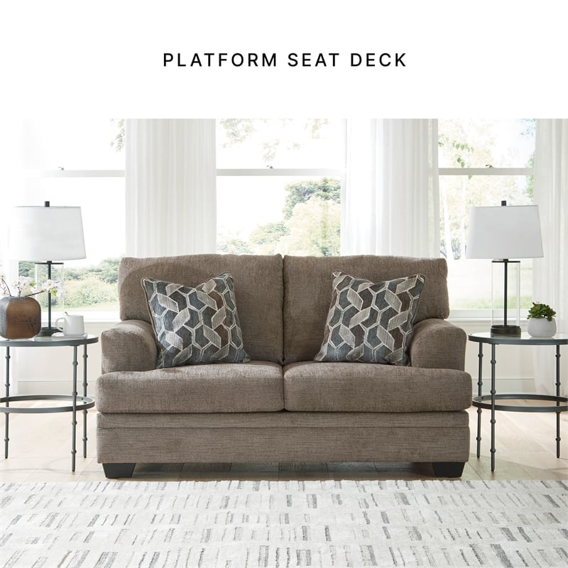 Signature Design by Ashley Stonemeade Beige Loveseat