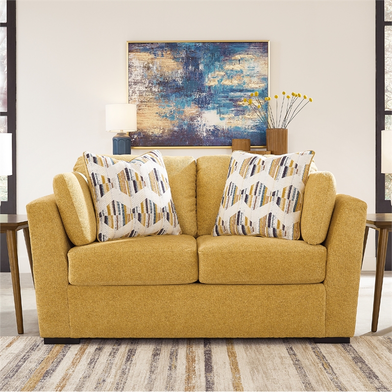 Signature Design by Ashley Keerwick Yellow Loveseat