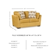 Signature Design by Ashley Keerwick Yellow Loveseat