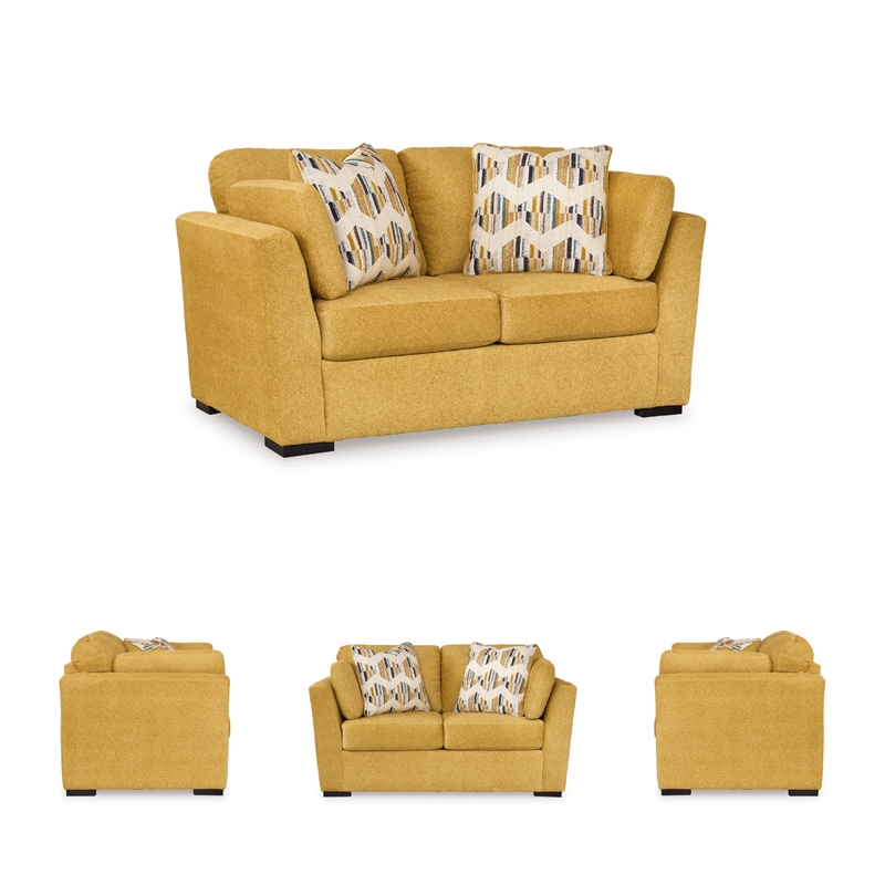 Signature Design by Ashley Keerwick Yellow Loveseat