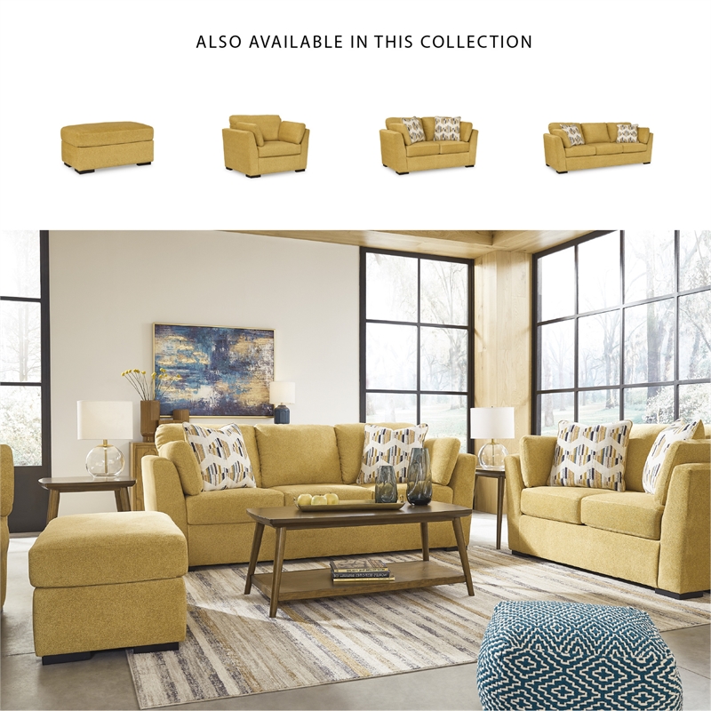 Signature Design by Ashley Keerwick Yellow Loveseat
