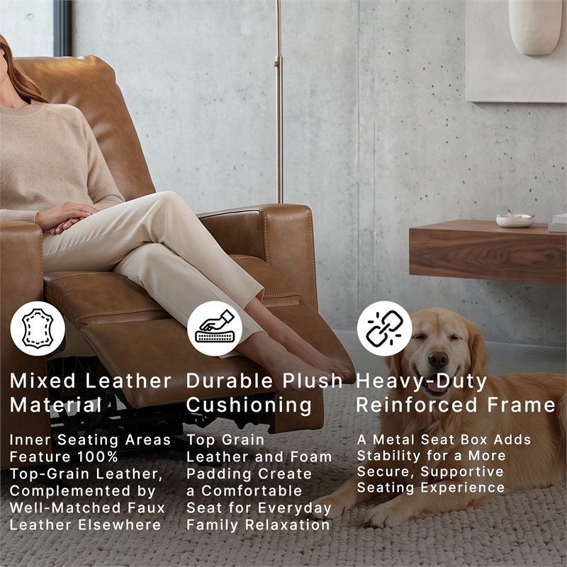 Signature Design by Ashley Bolsena Caramel Recliner