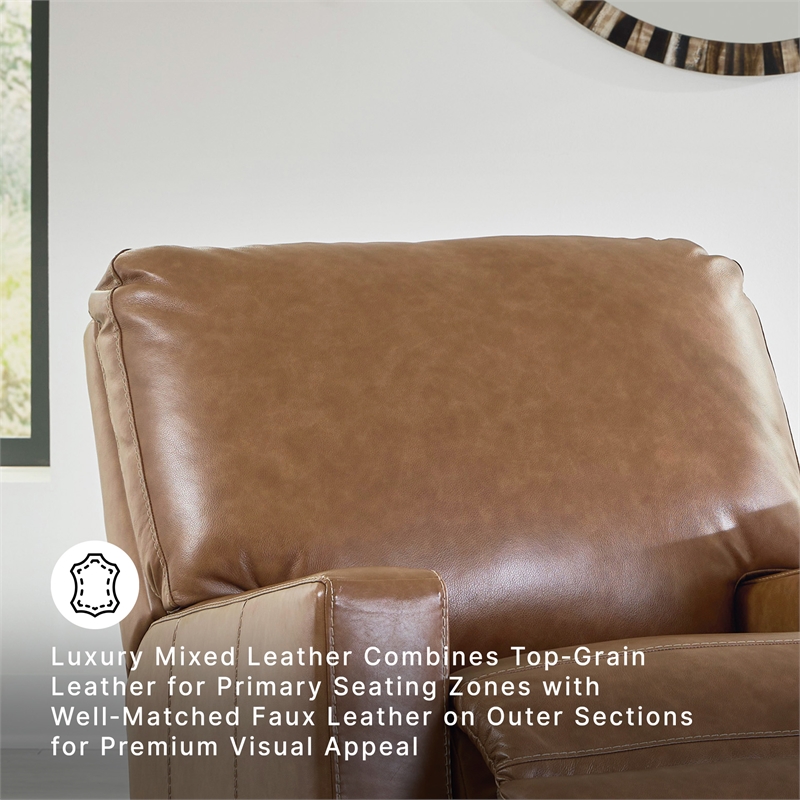 Signature Design by Ashley Bolsena Caramel Recliner