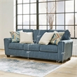 Signature Design by Ashley Cashton Blue Sofa