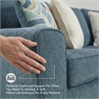 Signature Design by Ashley Cashton Blue Sofa