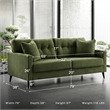 Signature Design by Ashley Bixler Green Sofa