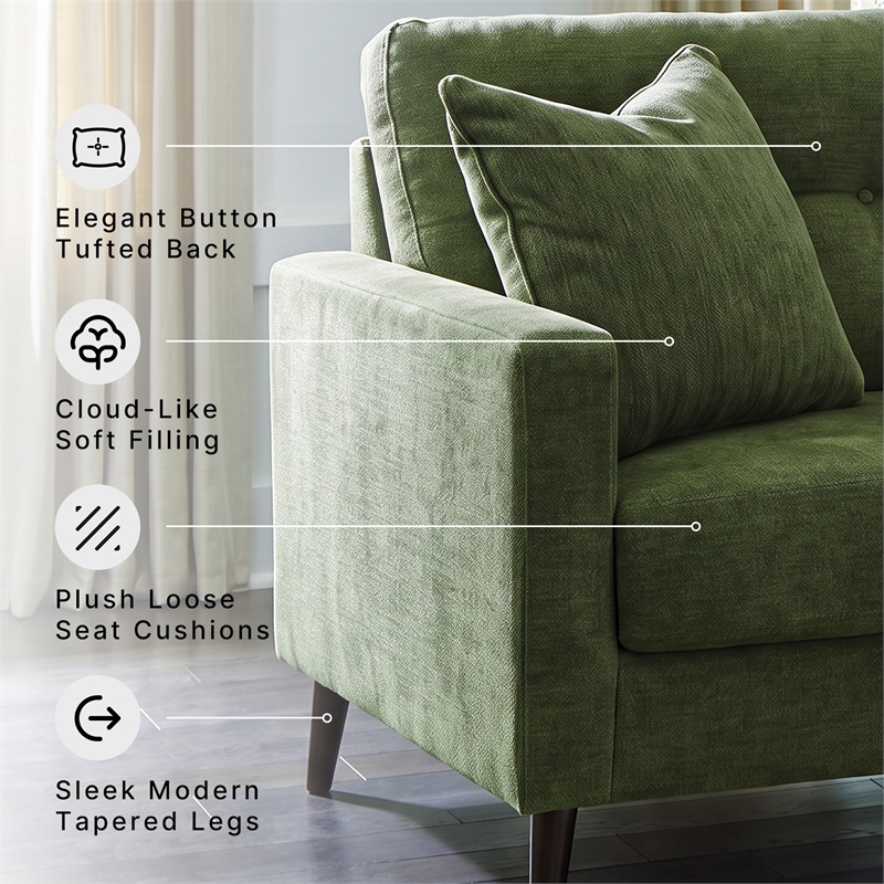 Signature Design by Ashley Bixler Green Sofa