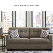 Signature Design by Ashley Mahoney Chocolate Sofa