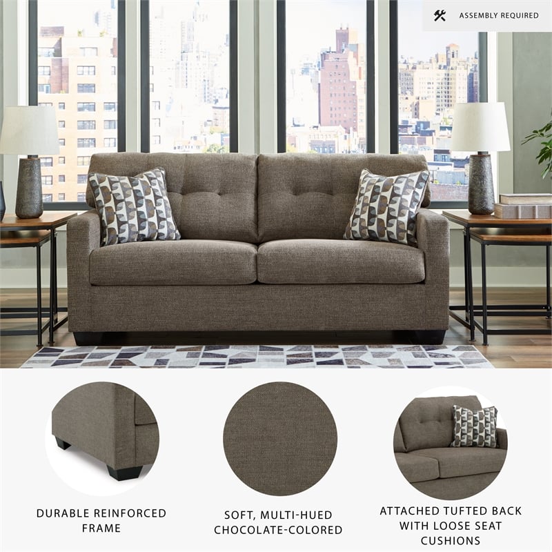Signature Design by Ashley Mahoney Chocolate Sofa