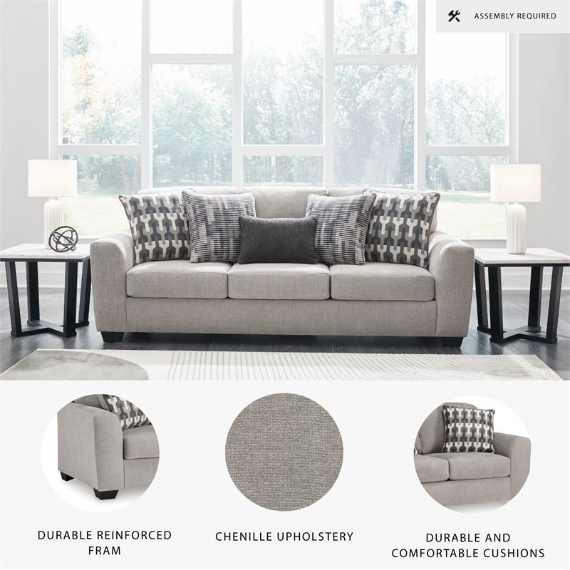 Signature Design by Ashley Avenal Park Flannel Sofa