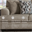 Signature Design by Ashley Stonemeade Taupe Sofa