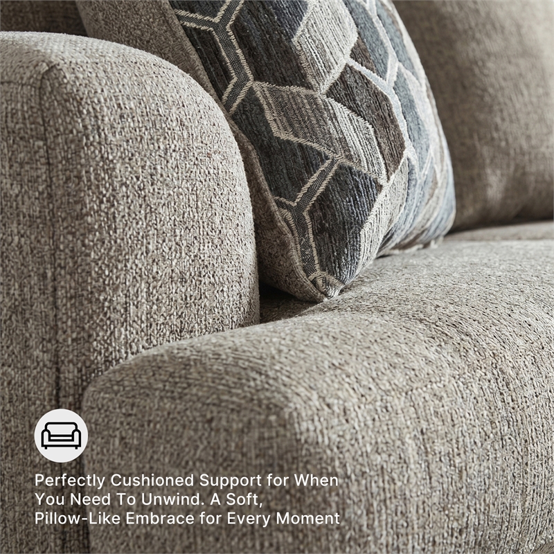 Signature Design by Ashley Stonemeade Taupe Sofa