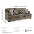 Signature Design by Ashley Stonemeade Nutmeg Sofa