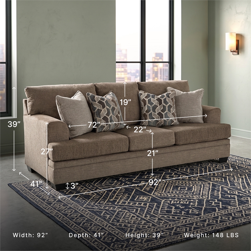 Signature Design by Ashley Stonemeade Nutmeg Sofa
