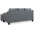 Signature Design by Ashley Genoa Steel Sofa Chaise