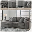 Signature Design by Ashley Gardiner Pewter Sofa Chaise