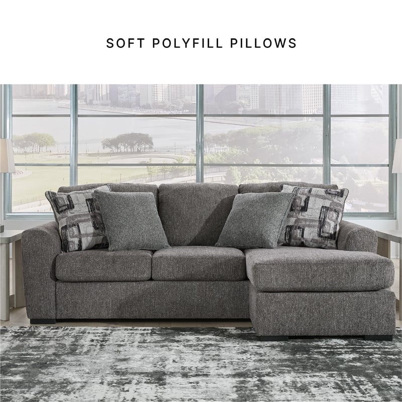 Signature Design by Ashley Gardiner Pewter Sofa Chaise