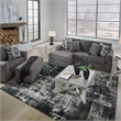 Signature Design by Ashley Gardiner Pewter Sofa Chaise