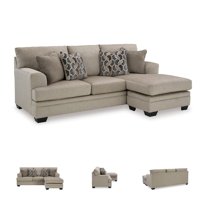 Signature Design by Ashley Stonemeade Taupe Sofa Chaise