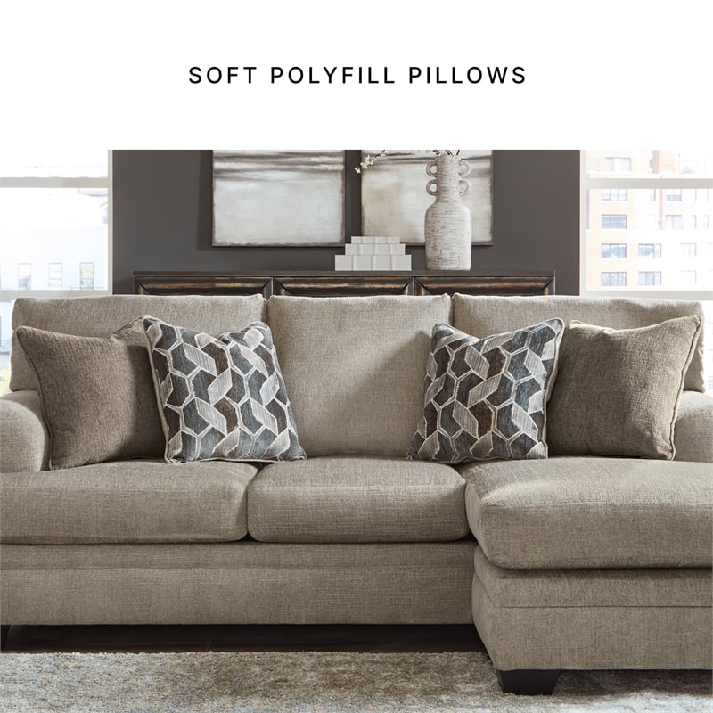 Signature Design by Ashley Stonemeade Taupe Sofa Chaise