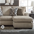 Signature Design by Ashley Stonemeade Taupe Sofa Chaise