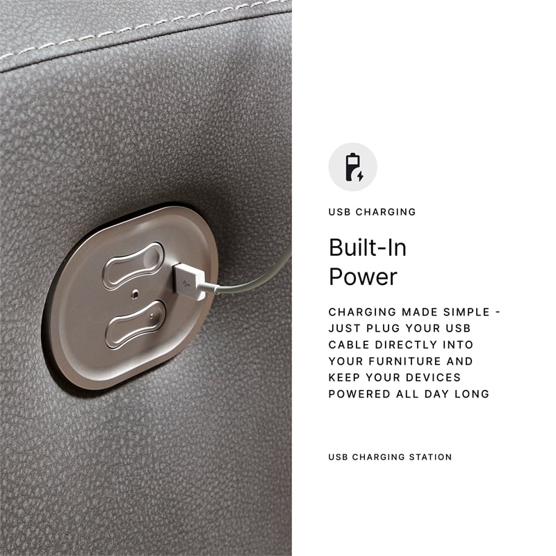 Signature Design by Ashley Next-Gen DuraPella Slate Power Recliner