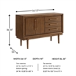 Signature Design by Ashley Lyncott Brown Dining Server