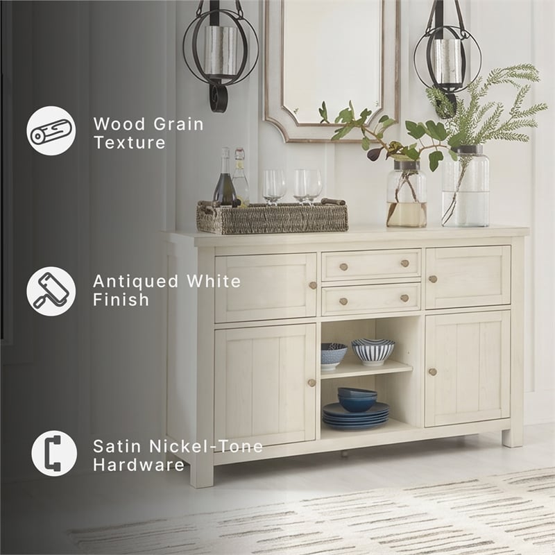 Signature Design by Ashley Robbinsdale Antique White Dining Server