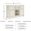 Signature Design by Ashley Robbinsdale Antique White Dining Server