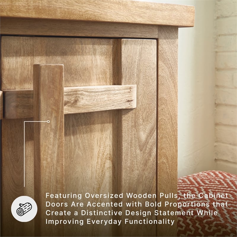 Signature Design by Ashley Dresor Brown & Beige Accent Cabinet