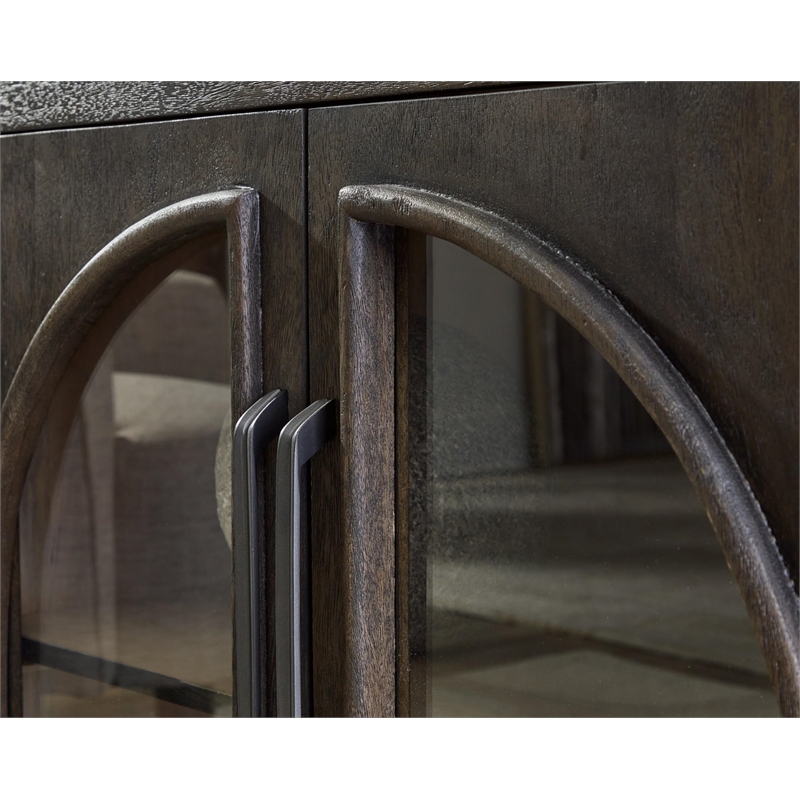 Signature Design by Ashley Dreley Grayish Brown Accent Cabinet