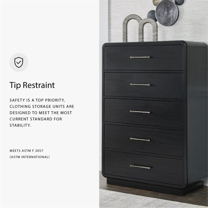 Ashley Furniture Rowanbeck Black Chest of Drawers
