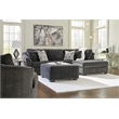 Signature Design by Ashley Biddeford Shadow Oversized Swivel Accent Chair