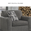 Signature Design by Ashley Gardiner Pewter Oversized Chair